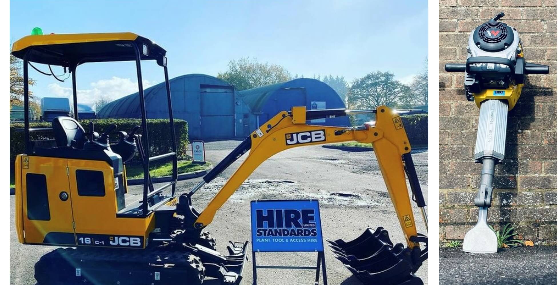 Hire Standards Shop with Diggers and Dumpers